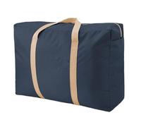 Reisetasche Große Kapazität, Faltbare Gepäcktasche, Unisex, verdickendes Oxford-Stoff, Reise-Seesäcke, robuste Umzugs-Aufbewahrungstasche(S Blue)