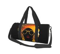 Reisetasche, leicht, für Wochenend/Übernachtung, Pudel, Hunde, Sporttasche, Turn-Rucksack mit verstellbarem Riemen, Krankenhaustasche, faltbare Gepäcktasche für Damen und Herren, Süße afrikanische