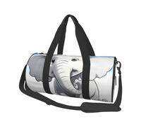 Reisetasche, leicht, Handgepäck, Wochenendtasche, Übernachtungstasche, Eiffelturm mit rotem Regenschirm, Sporttasche, Turnrucksack mit verstellbarem Riemen, Krankenhaustasche, faltbare Gepäcktasche