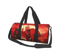 Reisetasche, leicht, Handgepäck, Wochenendtasche, Übernachtungstasche, Eiffelturm mit rotem Regenschirm, Sporttasche, Turnrucksack mit verstellbarem Riemen, Krankenhaustasche, faltbare Gepäcktasche