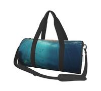 Reisetasche, leicht, Handgepäck, Wochenendtasche, Übernachtungstasche, Eiffelturm mit rotem Regenschirm, Sporttasche, Turnrucksack mit verstellbarem Riemen, Krankenhaustasche, faltbare Gepäcktasche