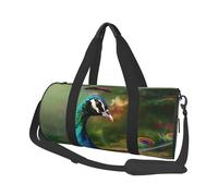 Reisetasche, leicht, Handgepäck, Wochenendtasche, Übernachtungstasche, Krone, Frosch, Sporttasche, Turn-Rucksack mit verstellbarem Riemen, Krankenhaustasche, faltbare Gepäcktasche für Damen und Herren