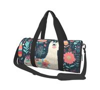 Reisetasche, leicht, tragbar, Wochenendtasche, Übernachtungstasche, niedlich, lächelnd, Sporttasche, Turn-Rucksack mit verstellbarem Riemen, Krankenhaustasche, faltbare Gepäcktasche für Damen und