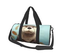 Reisetasche, leicht, tragbar, Wochenendtasche, Übernachtungstasche, niedlich, lächelnd, Sporttasche, Turn-Rucksack mit verstellbarem Riemen, Krankenhaustasche, faltbare Gepäcktasche für Damen und