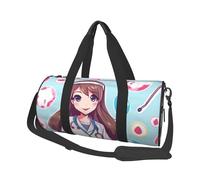 Reisetasche, leicht, tragbar, Wochenendtasche, Übernachtungstasche, niedlich, Yoga, Obst, Sport, Sporttasche, Turn-Rucksack mit verstellbarem Riemen, Krankenhaustasche, faltbare Gepäcktasche für Damen