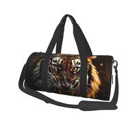 Reisetasche, leicht, Wochenendtasche, Übernachtungstasche, grün gestreift, Sporttasche, Turn-Rucksack mit verstellbarem Riemen, Krankenhaustasche, faltbare Gepäcktasche für Damen und Herren, Wilder