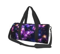 Reisetasche, leicht, Wochenendtasche, Übernachtungstasche, rot und schwarz, kariert, Sporttasche, Turnrucksack mit verstellbarem Riemen, Krankenhaustasche, faltbare Gepäcktasche für Damen und Herren