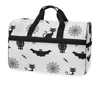 Reisetasche mit niedlicher Eule und schwarzer Katze, für Herren, Damen, Jungen, Mädchen, Teenager, übergroße Sporttasche mit Schuhfach, Übernachtung, Wochenende, Yoga, Workout, Trainingstasche, #10,