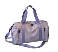 Reisetasche Reisetaschen for Frauen Große Kapazität Männer Sporttasche wasserdichte Wochenende Sac Voyage Weibliche Messenger Tasche(Purple)