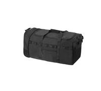 Reisetasche Rollen Camping-Aufbewahrungstasche 88L Große Kapazität Tragbare Faltbare Outdoor-Reise Rolling Duffel Bag Mit Radgepäcktaschen(Black)