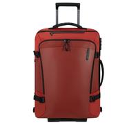 Reisetasche SAMSONITE "ARMOX, 55 cm", Gr. B/H/T: 40cm x 55cm x 25cm, braun (rust), Polyester, Taschen Reisetasche, Duffle mit Rollen TSA-Schloss Packgurte Trolley-Gestänge (13114920-0) rust