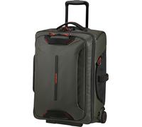 Reisetasche SAMSONITE "ECODIVER", Gr. B/H/T: 40cm x 55cm x 25cm, grau, Nylon, Polyester, Taschen Reisetasche, mit Trolley- und Rucksackfunktion; teilweise aus recyceltem Material (44414827-0) grau