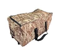 Reisetasche, Sport, groß, 140 l, mit Rädern, Größe XXL, Beige Camouflage, 140L, Faltbarer weicher Koffer, 140 l, mit 2 Rädern
