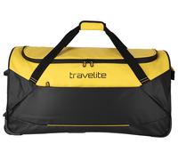 Travelite Trolley Reisetasche mit Rollen aus wasserabweisendem Material, Basics Weichgepäck Rolltasche mit großem Hauptfach, 71 cm, 97 Liter