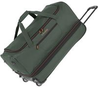 Travelite Trolley Reisetasche mit Rollen groß, erweiterbares Volumen, Basics, Weichgepäck Rolltasche mit Dehnfalte, 70 cm, 98-119 Liter