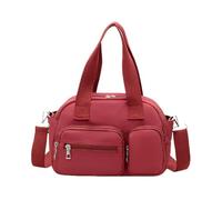 Reisetasche, Wochenendtasche, Workout, Fitnessstudio, modisch, Schultertasche, wasserabweisend, persönliche Gegenstände, Geschenke, Reisetasche, rot, Mass Beauty