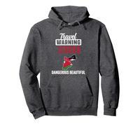 Reisewarnung Jordan Gefährliche Schöne Jordanier stolz Pullover Hoodie, Unisex für Erwachsene, Anthrazit Meliert, XXL