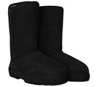 Reissner Lammfelle | Engel Boots AGI | Hohe warme Winterstiefel | Wildleder | Innenfutter echtes Merino Lammfell | schwarz 41