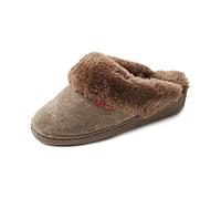 Reissner Lammfelle Hausschuhe KORFU Lammfell Pantoffel Größe 47 Farbe braun