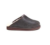 Reissner Lammfelle | Engel Hausschuhe Polar de Luxe | Pantoffel | Veloursleder | Innenfutter echtes Merino Lammfell | Vintage Style | 45