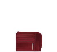 Piquadro Blue Square Kreditkartenetui RFID Leder 12 cm rot