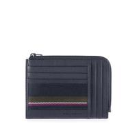 Reißverschluss-Münzbeutel mit Dokumenten- und Kreditkartenfächern und RFID-Blocker B3 Special - Farb-Varianten: Blau