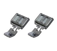 Reißverschlussfuß, 2 Stück Clip-on-Reißverschluss, Reißverschluss-Nähmaschinen-Nähfuß, Nähfuß für Brother, Janome, Toyota, New Singer, Haushaltsnähmaschinen, Zuhause, Simplicity Elna, Husqvarna,