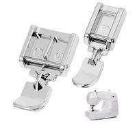 Reißverschlussfuß für Brother, 2 Stück Enger Clipfuß, Universal Dünner Nähfuß Kompatibel mit Singer Brother Janome Nähmaschine