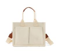 REITINGE Canvas Umhängetasche Handtasche Große Kapazität Schulbuch Umhängetaschen für Frauen Mädchen Messenger Mode Handtasche