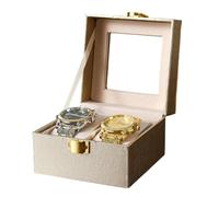 REITINGE Luxuriöse High End Aufbewahrungsbox für Uhren aus Verbundwerkstoff, mehrere Farboptionen, Schmuck Organizer, klares Fenster, Heimgebrauch, Uhrengehäuse mit Mehreren Fächern