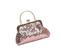 REITINGE Stroh Clutch Geldbörsen für Damen, Umhängetasche, Abendhandtasche, Pailletten Strand Schulterhandtasche für Party, Abschlussball, Hochzeit, Stroh Pailletten Clutch für Strand und Party