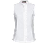 REITMAYER Ärmellose Bluse mit Stehkragen Weiß (Größe: 42) 42 weiß
