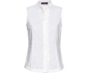 REITMAYER Ärmellose Bluse mit Stehkragen Weiß (Größe: 46) 46 weiß
