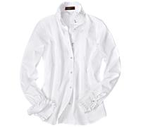 REITMAYER Bluse mit Rüschenkragen Weiß (Größe: 36) 36 weiß