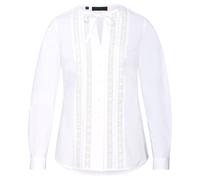 REITMAYER Bluse mit Spitze Weiß (Größe: 44) 44 weiß