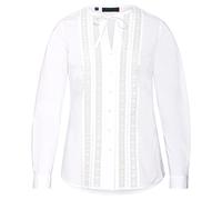 REITMAYER Bluse mit Spitze Weiß (Größe: 46) 46 weiß