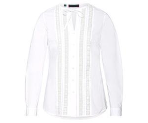 REITMAYER Bluse mit Spitze Weiß (Größe: 48) 48 weiß