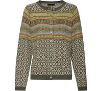 REITMAYER Jacquard-Strickjacke Braun/Bunt (Größe: 42) 42 bunt