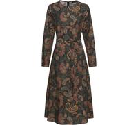 REITMAYER Kleid mit Paisley-Print Schwarz/Grün (Größe: 38) 38 schwarz