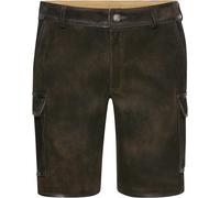 REITMAYER Kurze Cargo-Lederhose Dunkelbraun (Größe: 52) 52 braun