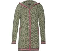 REITMAYER Lange Jacquard-Strickjacke Grün (Größe: 40)