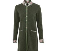 REITMAYER Lange Strickjacke mit Jacquard-Muster Oliv (Größe: 40) 40 oliv