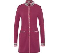 REITMAYER Lange Strickjacke mit Jacquard-Muster Pink (Größe: 40) 40 pink