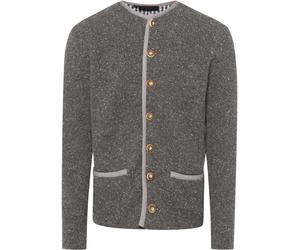 REITMAYER Linksstrick-Cardigan mit Rückenmotiv Grau (Größe: M) 48/50 grau