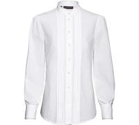 REITMAYER Stehkragenbluse mit Spitze Weiß (Größe: 46) 46 weiß