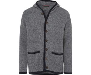 REITMAYER Strickjacke mit Kapuze Graumelange (Größe: L) L grau