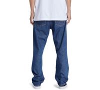 Relax-fit-Jeans DC SHOES "Worker", Herren, Gr. 30(S) / Länge 32(M), Länge 34, blau (indigo schwarz), Obermaterial: 80% Walkfrottier, 20% Walkfrottier;, Jeans Relax-fit-Jeans (33256060-30)