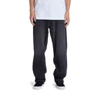 Relax-fit-Jeans DC SHOES "Worker", Herren, Gr. 32(M) / Länge 32(M), Länge 34, schwarz (schwarz denim), 80% Baumwolle, 20% Baumwolle, Jeans (52966740-32) schwarz denim