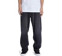 Relax-fit-Jeans DC SHOES "Worker", Herren, Gr. 34(L) / Länge 34(L), Länge 34, schwarz (schwarz denim), 80% Baumwolle, 20% Baumwolle, Jeans (52966740-34) schwarz denim