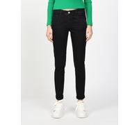 Relax-fit-Jeans GANG "94AMELIE", Damen, Gr. 30, N-Gr, schwarz (washed schwarz), Denim/Jeans, Obermaterial: 90% Baumwolle, 8% Polyester, 2% Elasthan, regular fit lang, Jeans, mit Used-Effekten (8722922